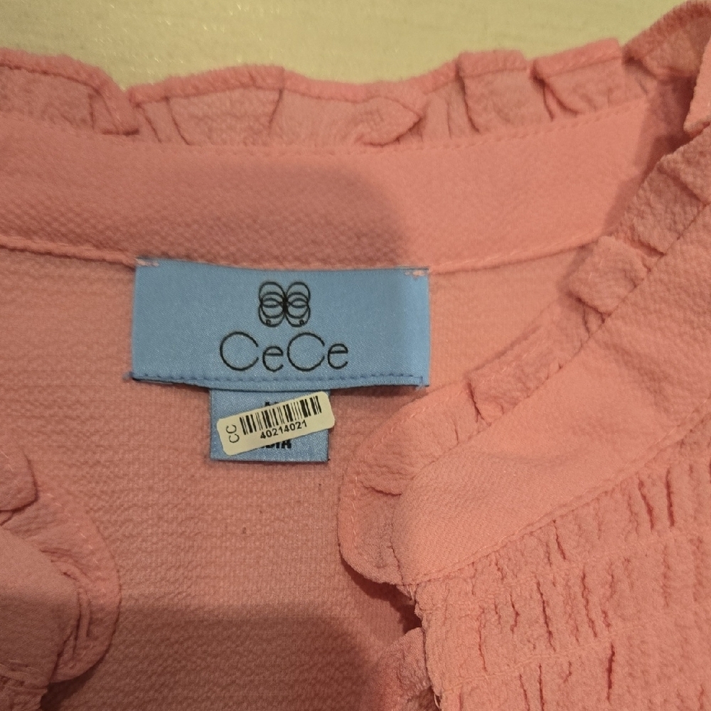 CeCe Ruffle Trim Top - Picture 2 of 5